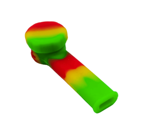 Silicone Hand Pipe with Cap - Toker Supply
