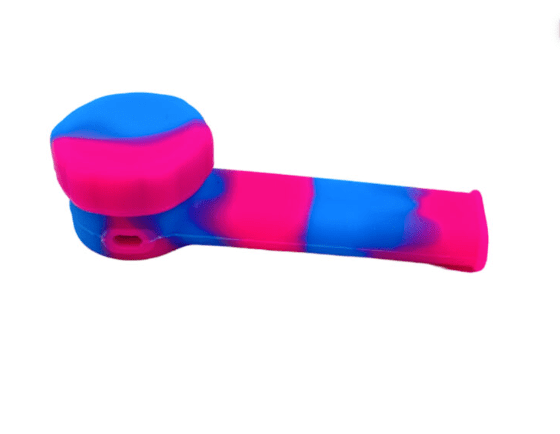 Silicone Hand Pipe with Cap - Toker Supply