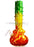 16" Spiral Colored Glass Water Pipe