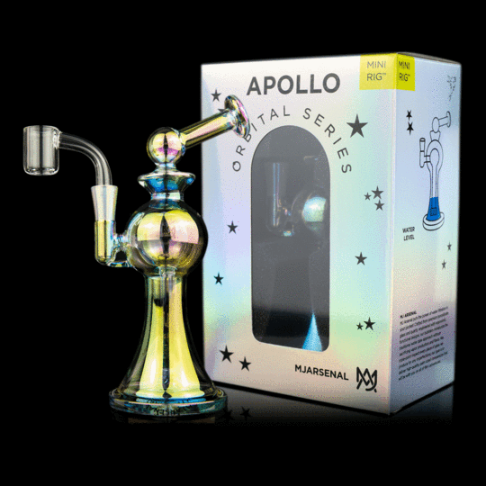 MJ Aresenal - Iriedescent Apollo Mini Dab Rig *Limited Edition* - Toker Supply