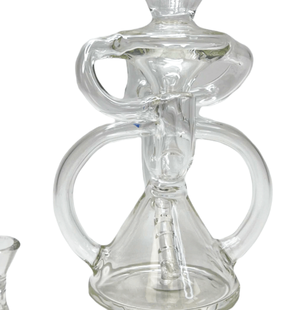 Rock Glass 10'' Mixed Chamber Recycler - Toker Supply