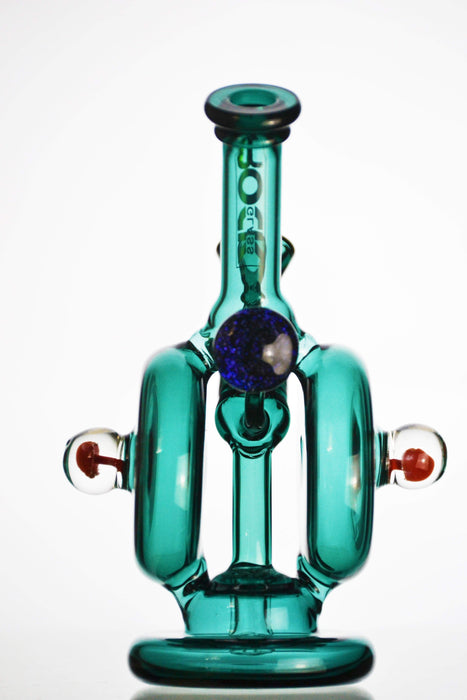 Rock Glass - Dual Wheel Recycler Rig - Toker Supply