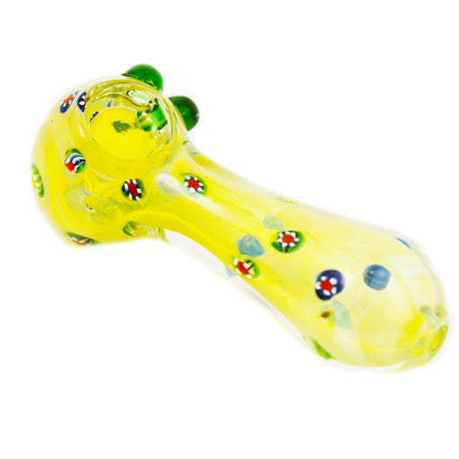 Spotted Fumed Glass Hand Pipe - Toker Supply