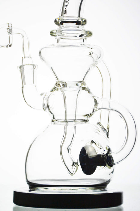 Tattoo Glass - Bubble Base Dual Recycler - Toker Supply
