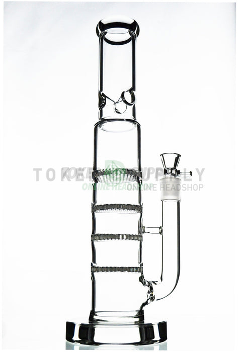 The "Fat Honey" Quad Honeycomb Perc Water Pipe
