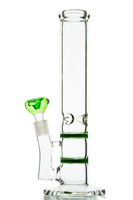 Thick 7mm Double Honeycomb Perc Bong - Toker Supply