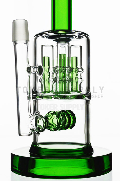 TokerSupply - 12" Thick Quad Perc Water Pipe