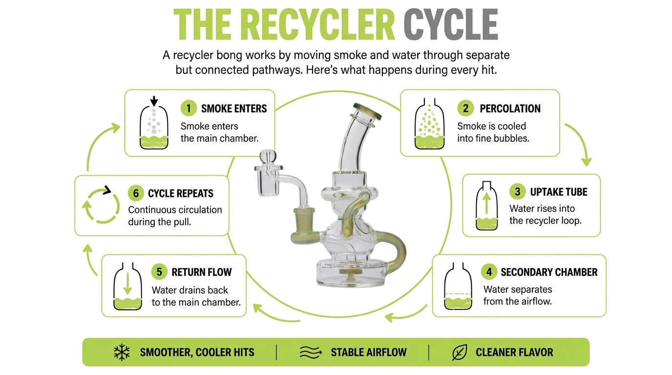Why Recycler Bongs Are Everywhere Right Now