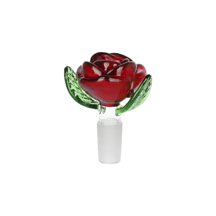 Pulsar Valentine's Hearts 'n' Roses Glass Herb Pipe Duo - 10" / 14mm F - Toker Supply