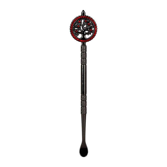 10CT JAR - SeshGear Tree of Life Metal Dab Tool - 4.5" / Assorted Colors - Toker Supply