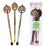 10CT JAR - SeshGear Tree of Life Metal Dab Tool - 4.5" / Assorted Colors - Toker Supply