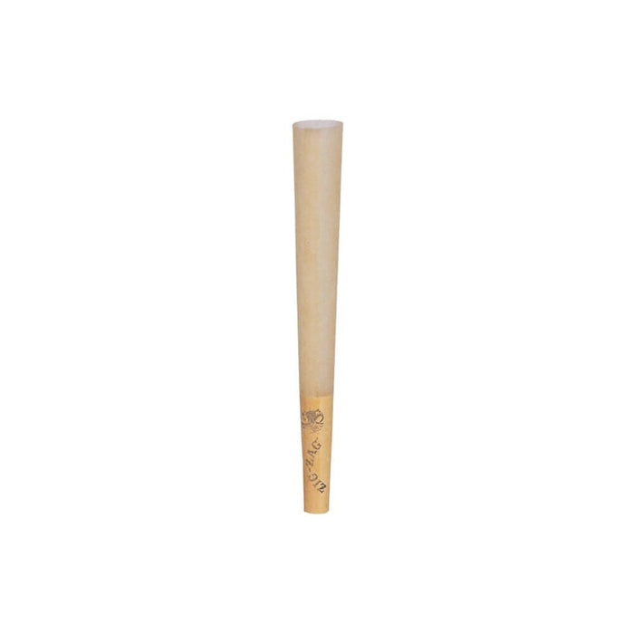 24CT DISPLAY - Zig Zag Pre-Priced Unbleached Cones - 1 1/4 / 2pc - Toker Supply