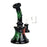 420 Neon Hemp Leaf Glow In The Dark Dab Rig - 6.5" / 14mm F - Toker Supply