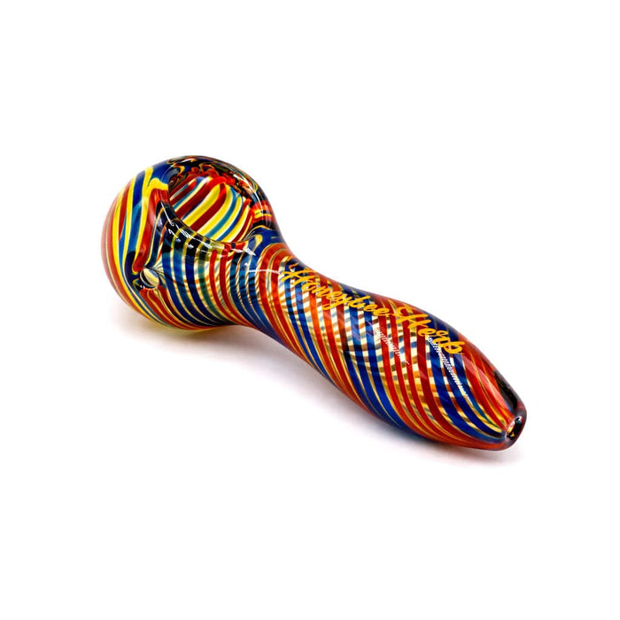 INSIDE OUT LINEWORK SWIRL HAND PIPE SPOON - Toker Supply