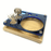 Mini Puffco Dab Rig Station Cleaning Organizer ~ Holds Charger Dock and Hot Knife ~ 8x7, Midnight Blue, Maple ~ for Cannabis Vaporizer - Toker Supply