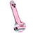 4CT BUNDLE - Cream Stripes w Marbles Glass Spoon Pipe - 4.75" / Assorted Colors - Toker Supply