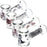 4CT BUNDLE - Pulsar Halloween Glass Hand Pipe Version 2 -  4.5" / Assorted Designs - Toker Supply