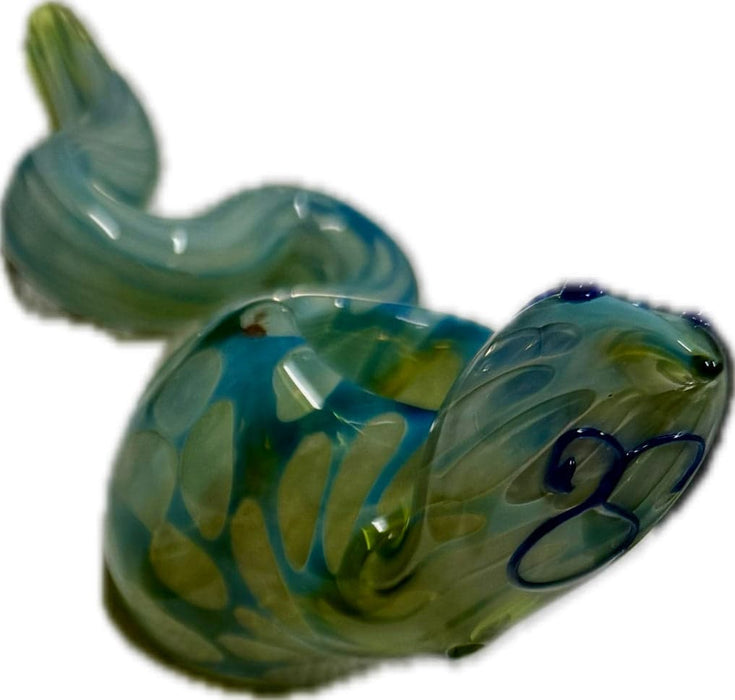 5” COBRA Tobacco Dry Herb Hand Pipe Borosilicate Glass - Colors May Vary - Toker Supply