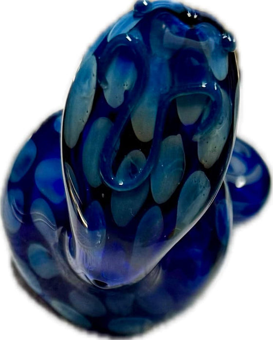 5” COBRA Tobacco Dry Herb Hand Pipe Borosilicate Glass - Colors May Vary - Toker Supply