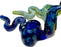 5” COBRA Tobacco Dry Herb Hand Pipe Borosilicate Glass - Colors May Vary - Toker Supply