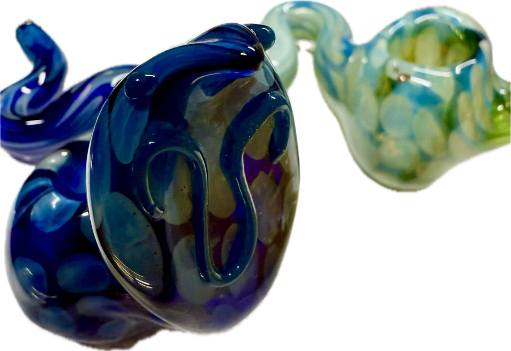 5” COBRA Tobacco Dry Herb Hand Pipe Borosilicate Glass - Colors May Vary - Toker Supply