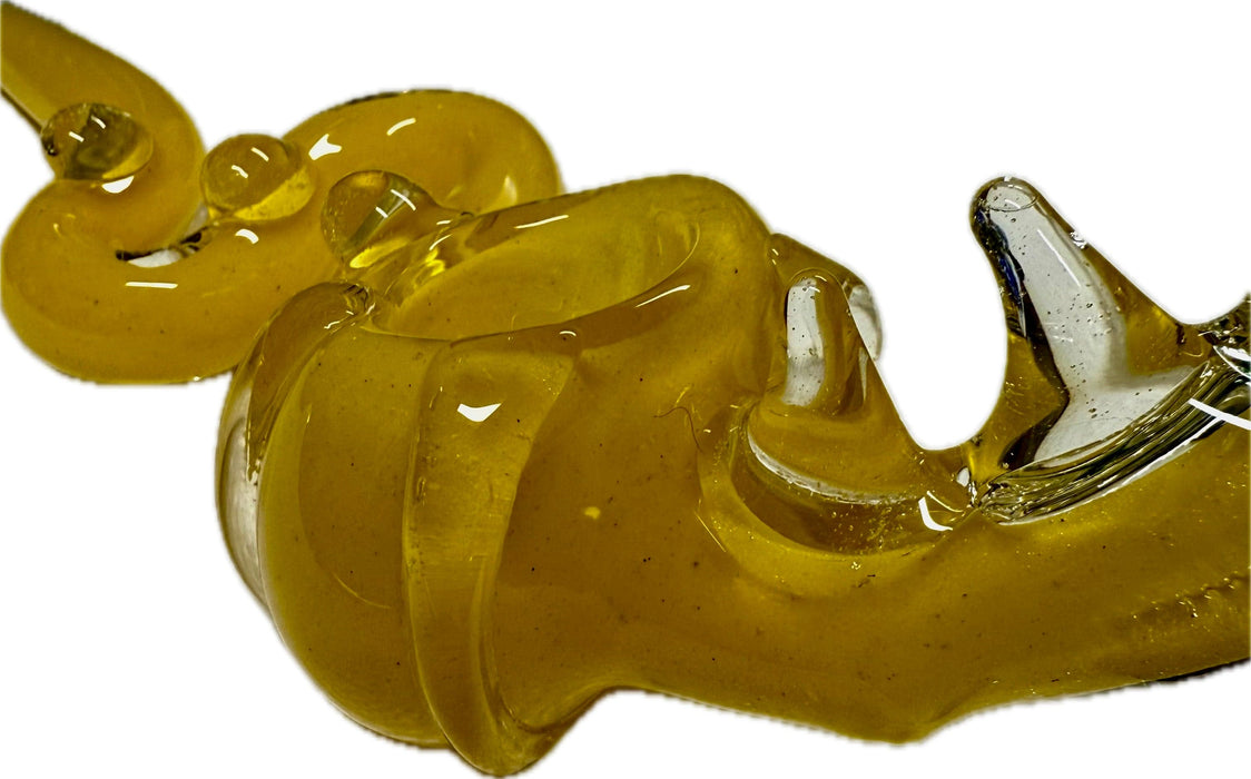 5” COBRA Tobacco Dry Herb Hand Pipe Borosilicate Glass - Colors May Vary - Toker Supply