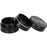 6CT BOX - Piranha Grind-and-Store Aluminum Grinder - 3pc / 2" / Black