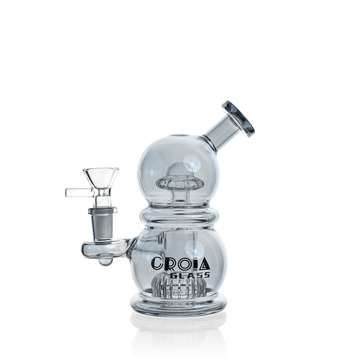 6" Mini Egg Dab Rig with Crown Perc | Croia Glass - Toker Supply