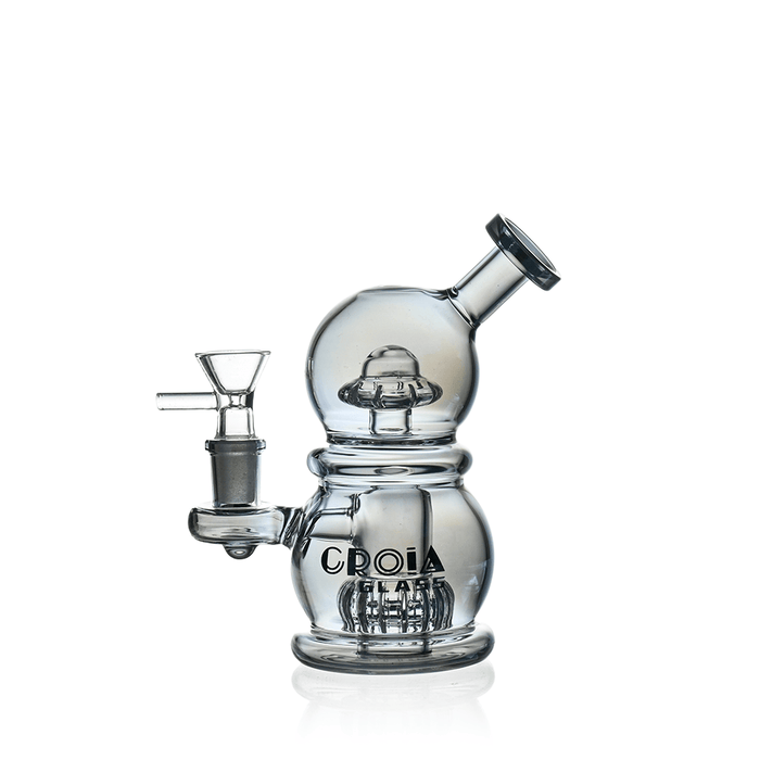 6" Mini Egg Dab Rig with Crown Perc | Croia Glass - Toker Supply