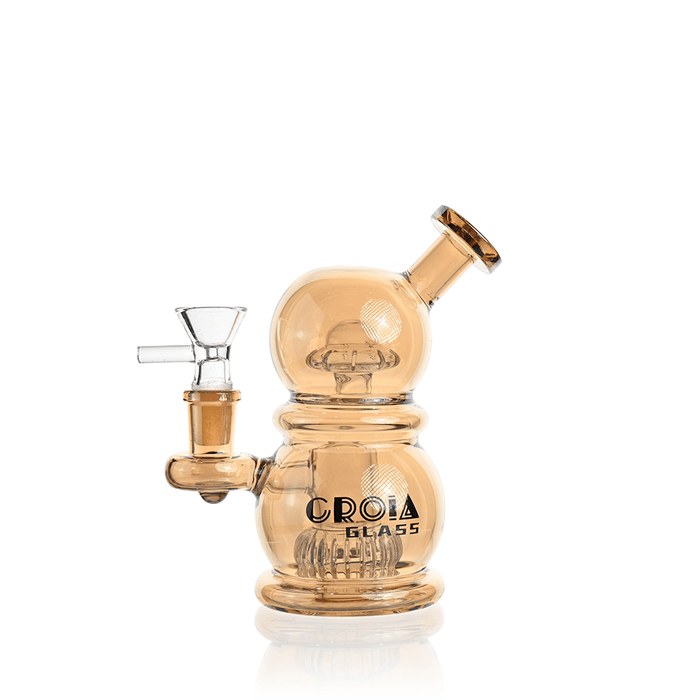 6" Mini Egg Dab Rig with Crown Perc | Croia Glass - Toker Supply