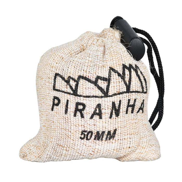 6CT BOX - Piranha Grind-and-Store Aluminum Grinder - 3pc / 2" / Black - Toker Supply