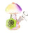 SeshGear Electroplated Mushroom Glass Bubbler - 4.75" / 14mm F