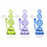 8" Triple Stack Swiss Perc Recycler Dab Rig | Croia Glass - Toker Supply
