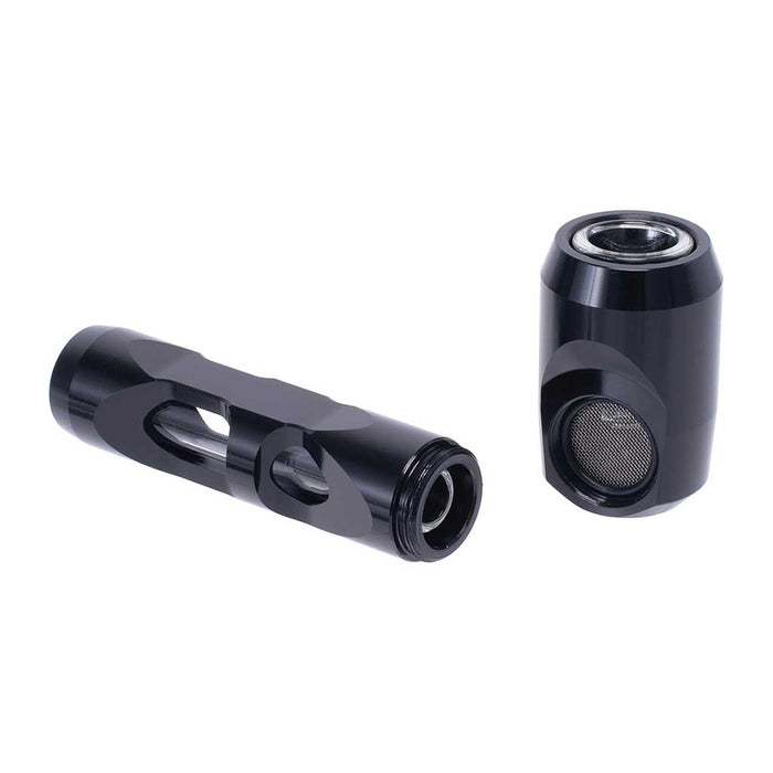 ALUMINUM GLASS SMOKING PIPE - Toker Supply