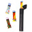 Pulsar Candy Stripe Glass Mouthpiece Attachment for Puffco Pivot w/ Display Stand - Colors Vary - Toker Supply