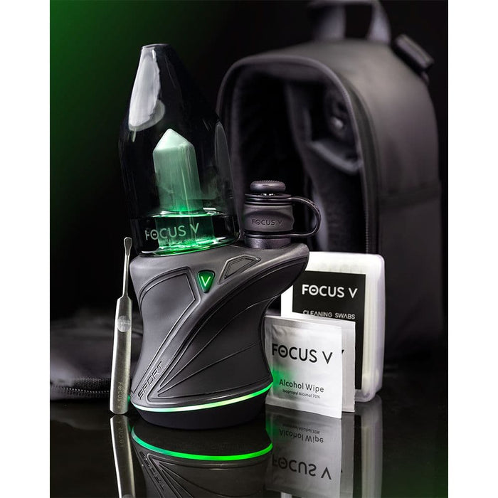 Focus V CARTA Sport Portable Electric Dab Rig | Black | 2700mAh - Toker Supply
