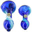 LA Pipes "Galaxy" Fumed Spoon Pipe - Toker Supply