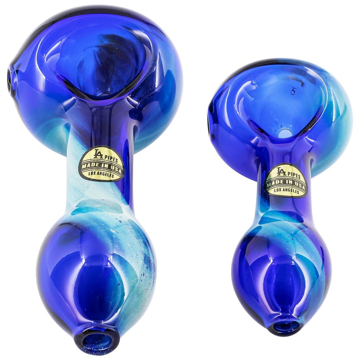 LA Pipes "Galaxy" Fumed Spoon Pipe - Toker Supply