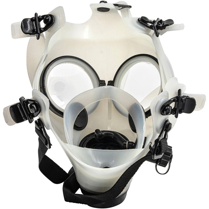 Acrylic Glow In The Dark Curved Steamroller Tube Gas Mask - Toker Supply