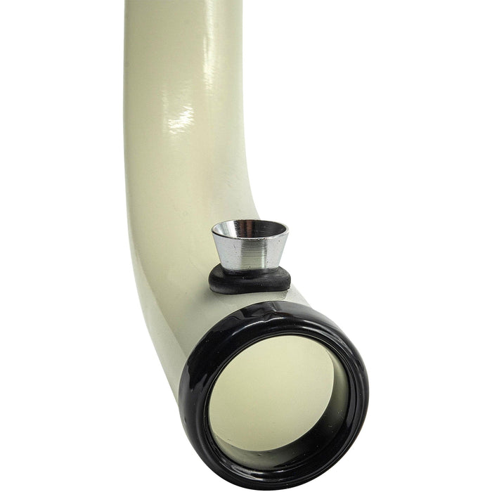 Acrylic Glow In The Dark Curved Steamroller Tube Gas Mask - Toker Supply