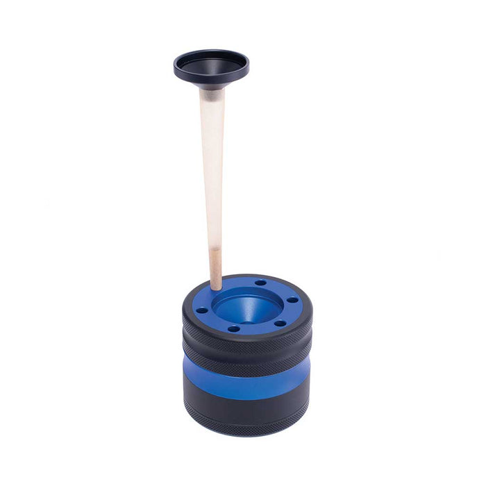 ALUMINIUM GRINDER W/ CONE HOLDER & FUNNEL - Toker Supply