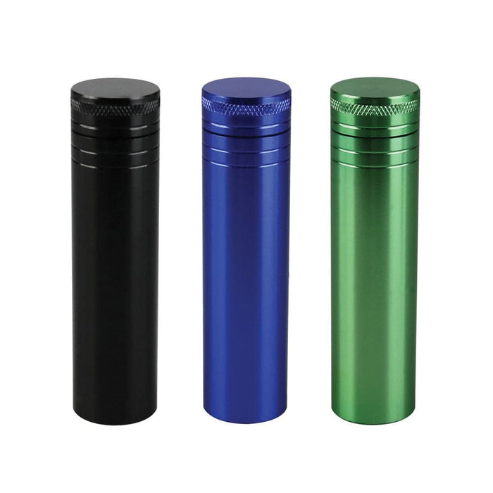 Aluminum Storage Tube - 3.85"x1" - Colors Vary - Toker Supply
