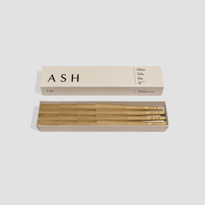 ASH Pre-rolled Cones | Organic | 32 count - Toker Supply