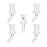 Human Grade Glass Adapters (5) - Toker Supply