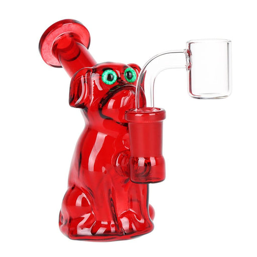 Big Red Dog Glass Dab Rig - 4" / 14mm F - Toker Supply