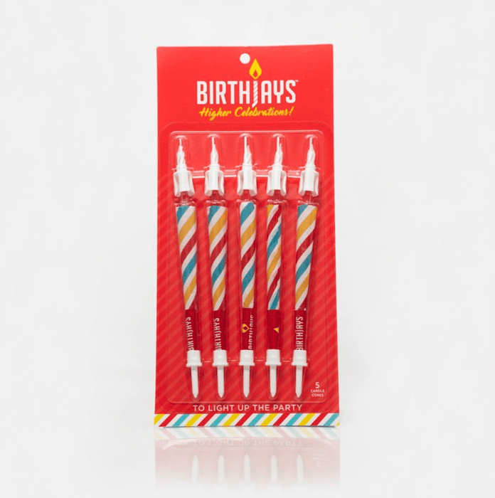 Birthjays Pre rolled cones (5 Joint Birthday Candles) - Toker Supply