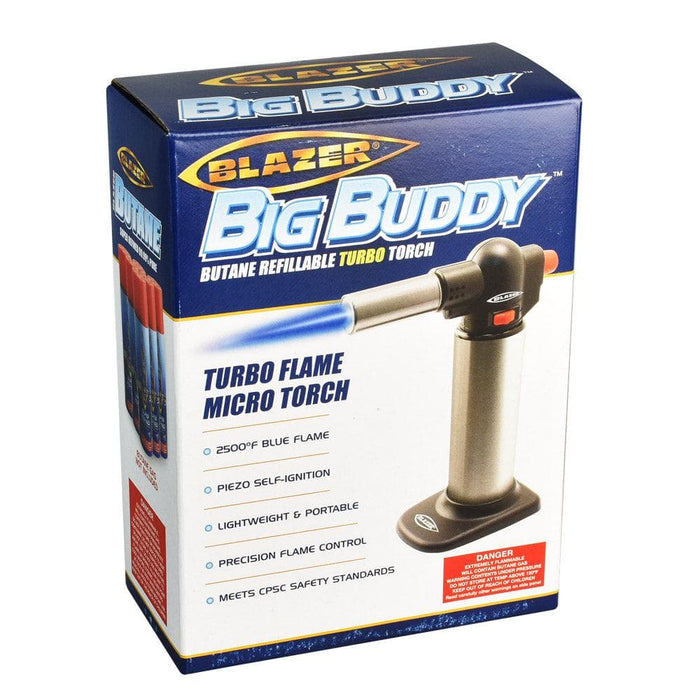 Blazer Big Buddy Torch Lighter | 7" Refillable Butane Torch - Toker Supply
