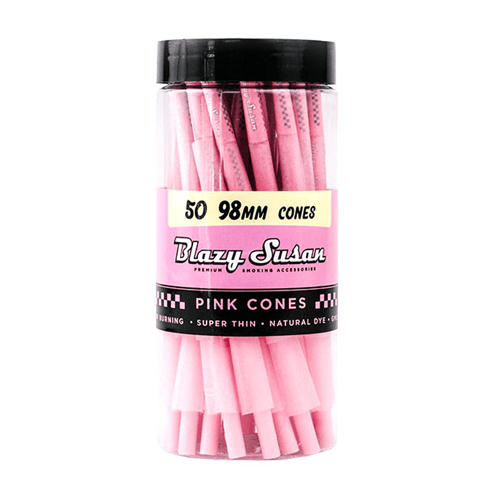 Blazy Susan Pink Paper Cones - Toker Supply