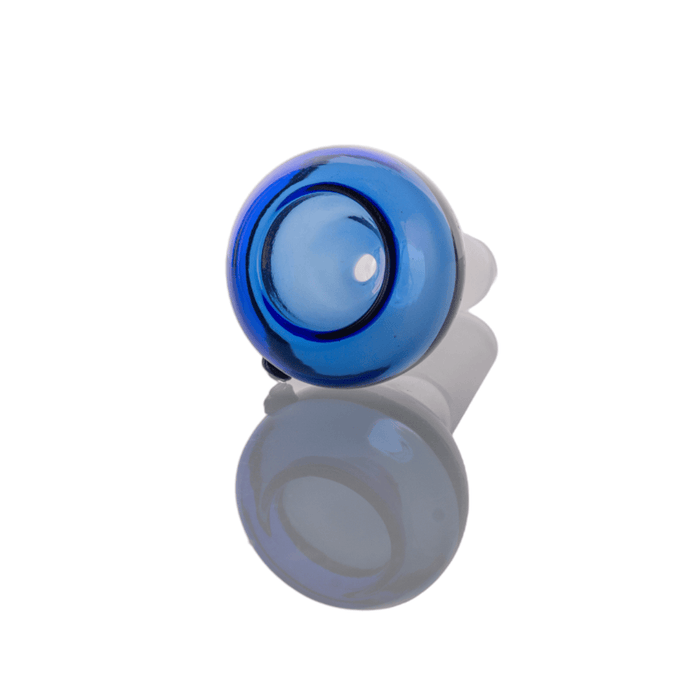 Blue Poke Ball Glass Bong Bowl 14mm - Toker Supply