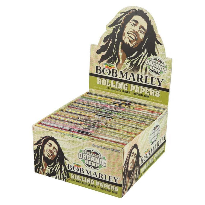 Bob Marley Rolling Papers Organic Hemp - Toker Supply